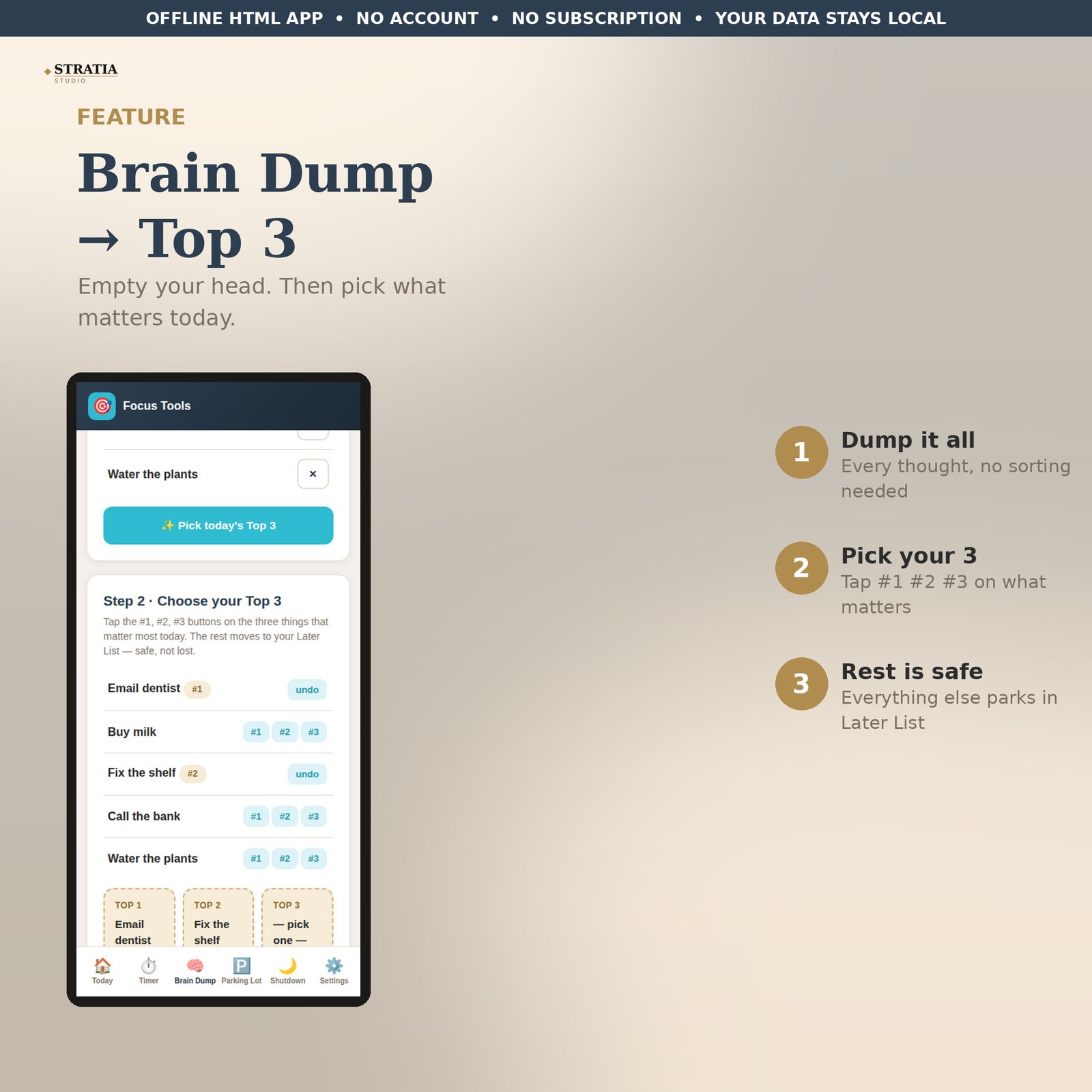 ADHD Life OS — 4-App ADHD Planner Bundle (Daily + Weekly + Habits + Focus Tools) - Image 8
