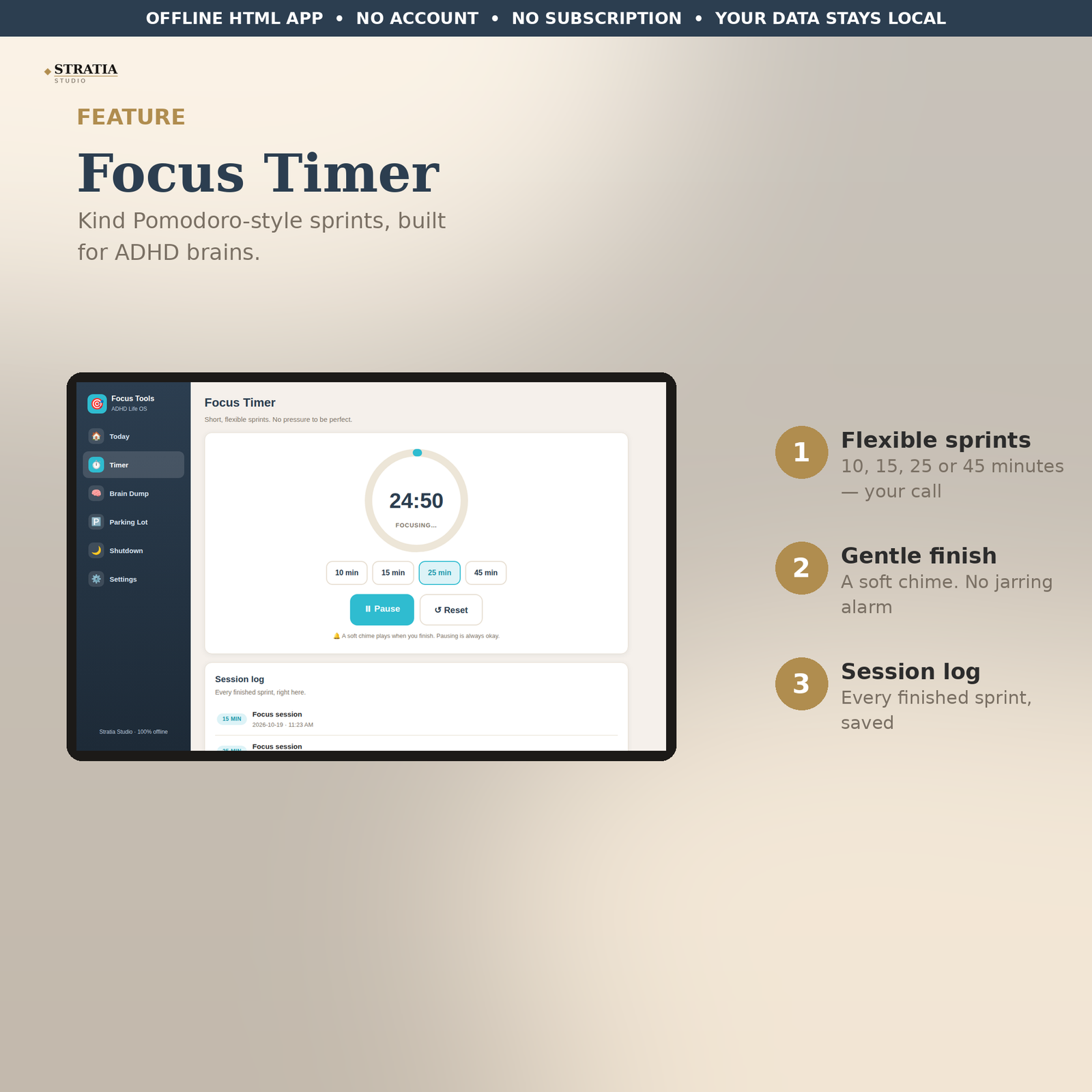ADHD Life OS — 4-App ADHD Planner Bundle (Daily + Weekly + Habits + Focus Tools) - Image 7