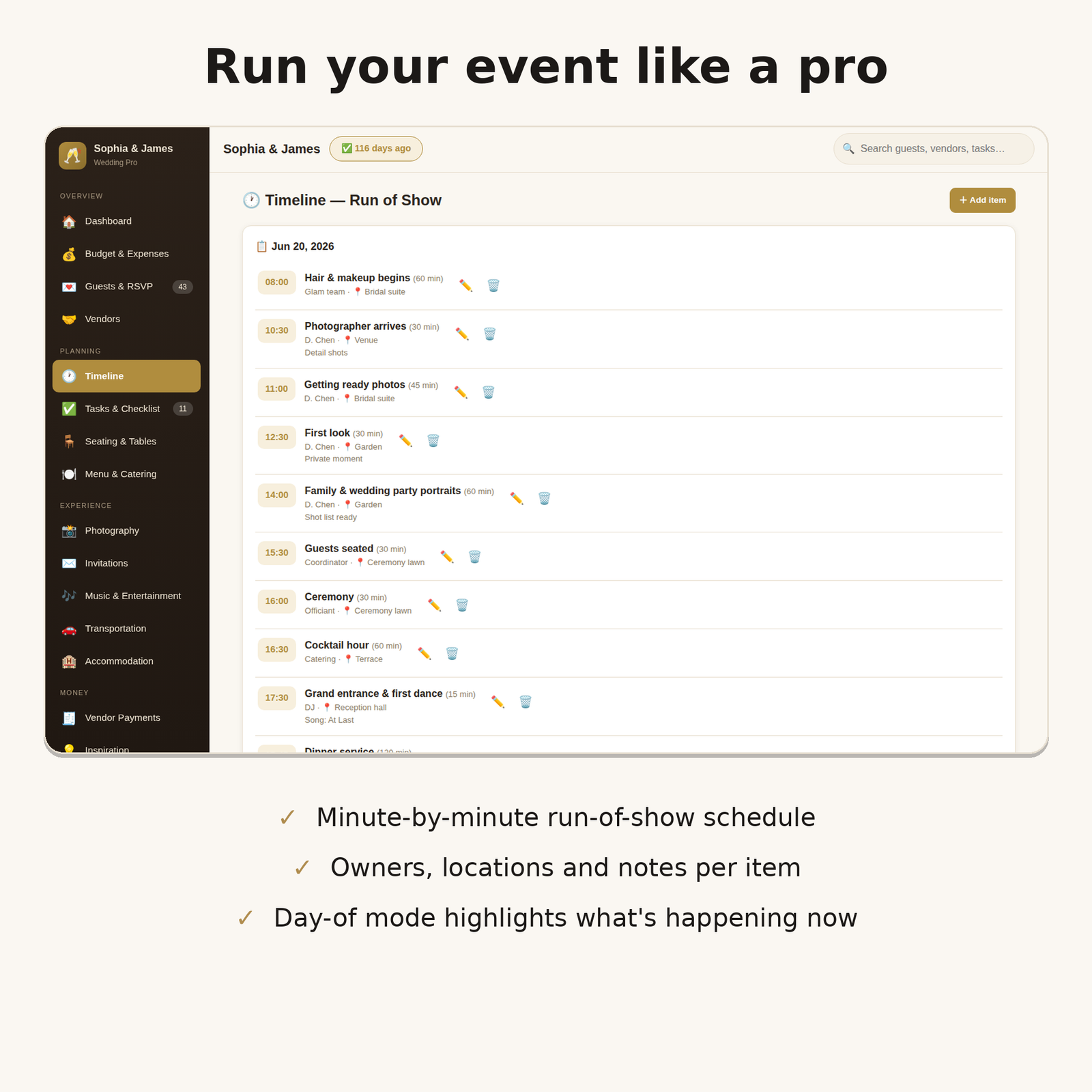 Event Planner Pro: Wedding & Corporate Organizer — 16 Modules, Offline HTML App - Image 5