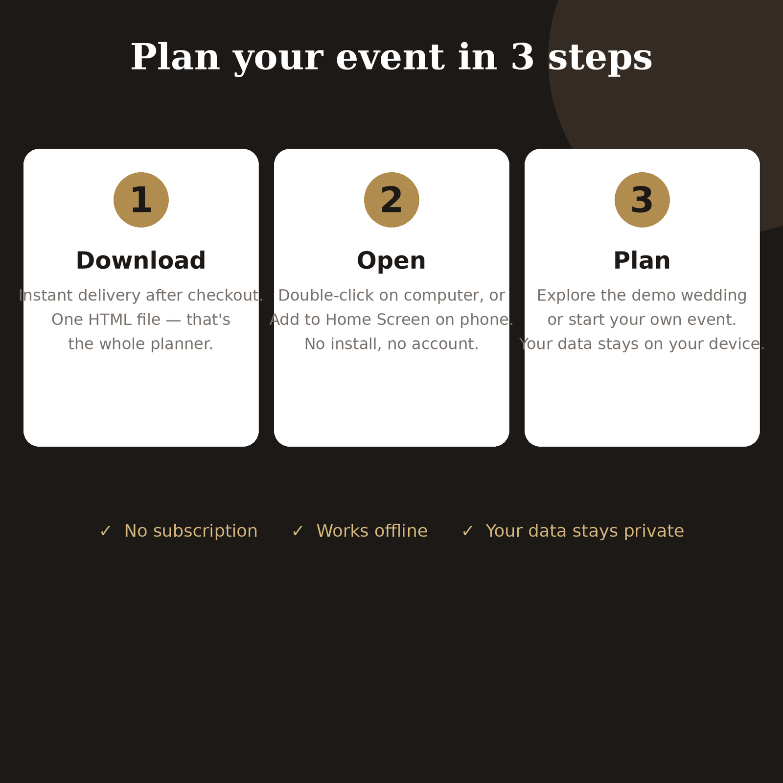 Event Planner Pro: Wedding & Corporate Organizer — 16 Modules, Offline HTML App - Image 2